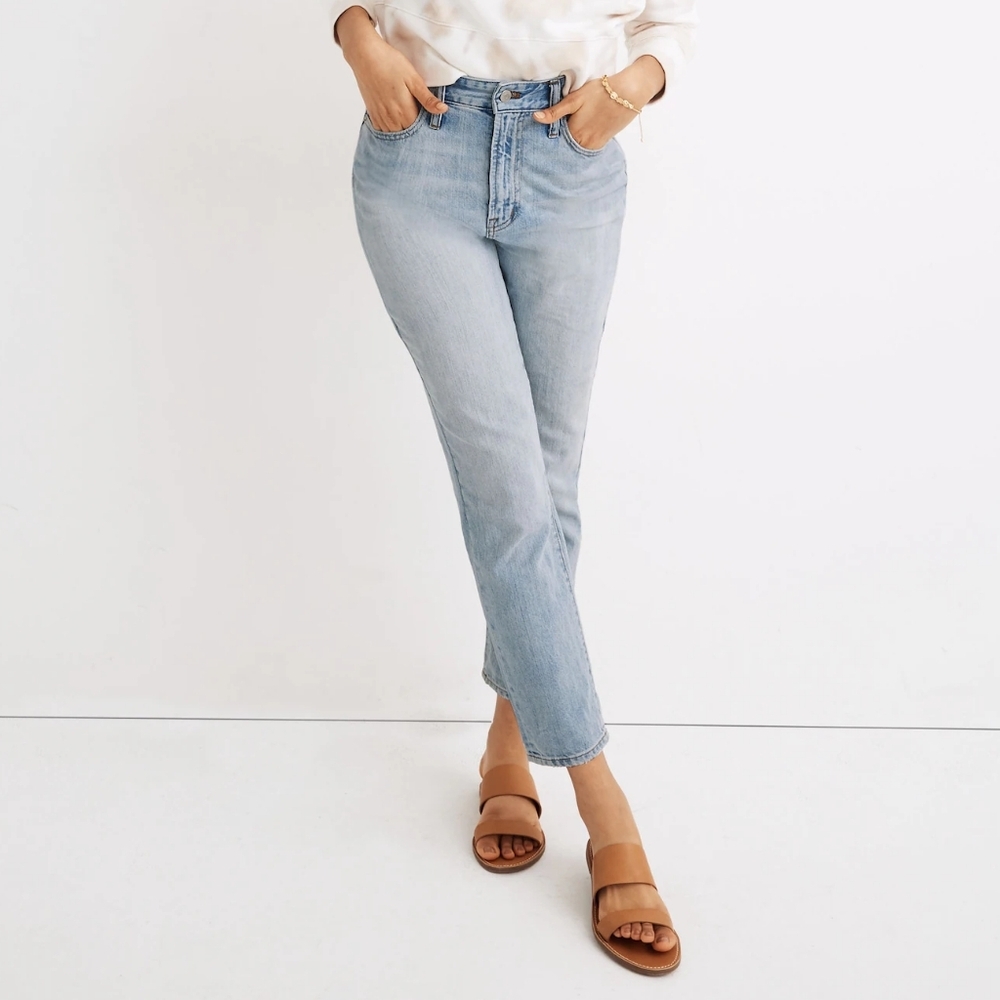 Madewell Blue High Rise The Curvy Perfect Vintage Jeans